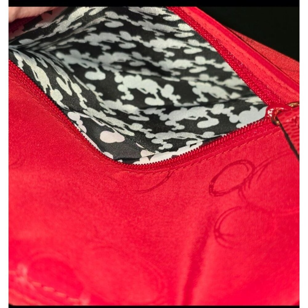 Vera Bradley X Disney Parks Mickey Mouse Preppy Poly Red Crossbody - Picture 6 of 6